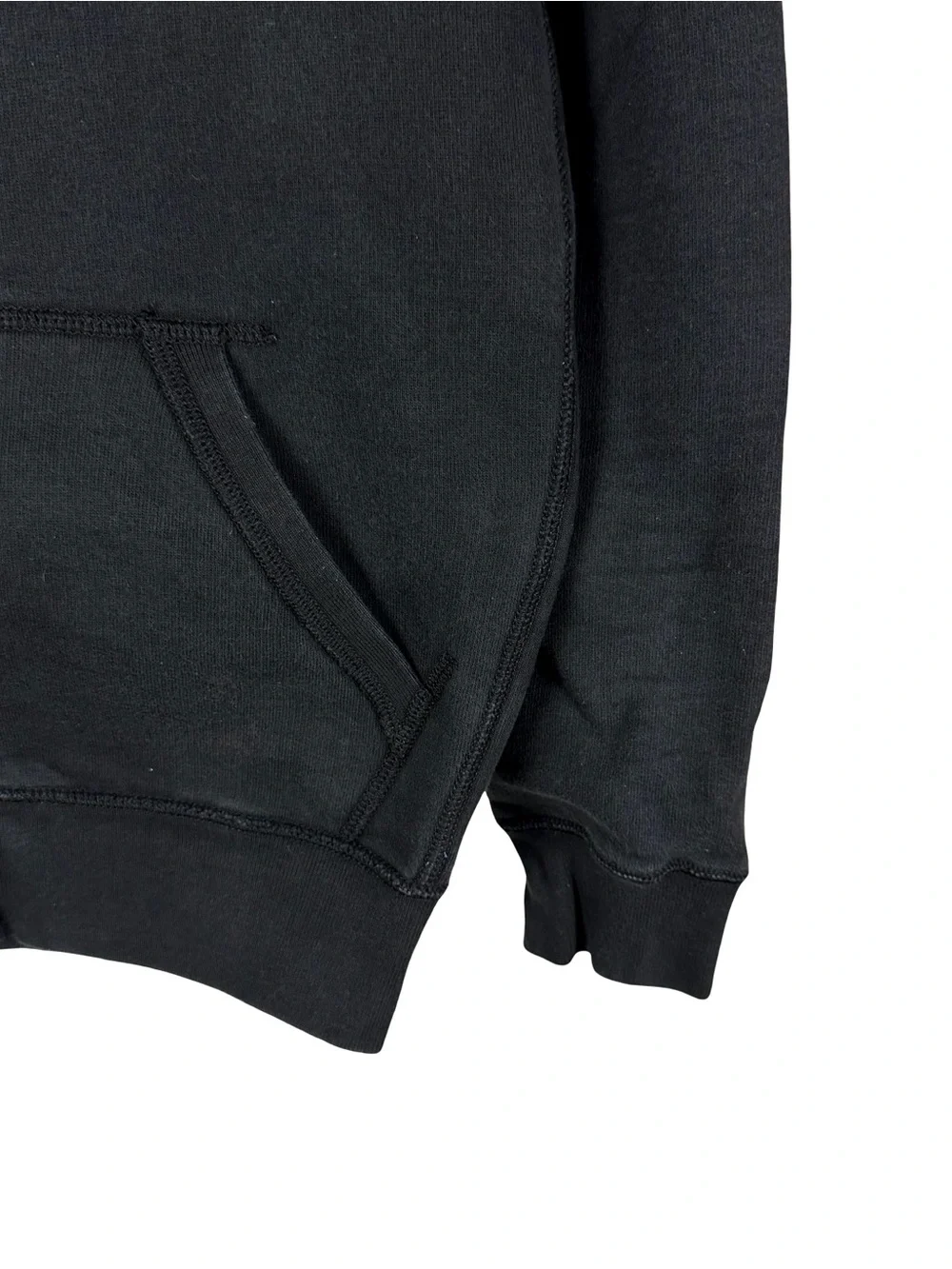 Mens Polo Ralph Lauren Small Pony Full Zip Black Heavyweight Hoodie Size S